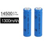 Презареждаща се акумулаторна литиевойонна батерия 14500 1300mAh 3.7V-2