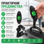 Компактен електронен ръчен кантар за самолетен багаж риболов куфари храна до 40кг-4