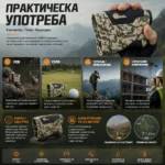 Лазерен далекомер за прецизни измервания до 730м за лов голф строителство туризъм-3