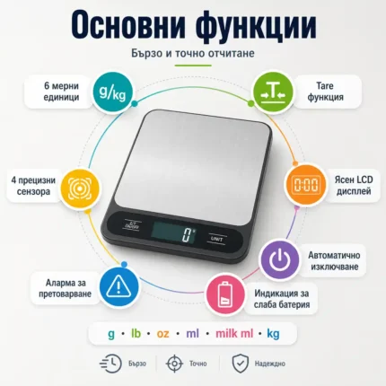 Професионална електронна кухненска везна прецизна и точна за кафе храна плодове-2