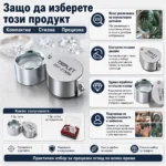 Бижутерска сгъваема мини джобна лупа 30X за злато часовникари бижута-6