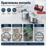 Бижутерска сгъваема мини джобна лупа 30X за злато часовникари бижута-7
