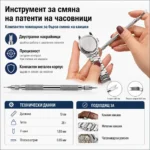 Инструмент за смяна на патенти на часовници с два накрайника - Image 8