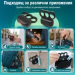 Джобен акумулаторен електрошок под формата на бокс USB за самозащита защита самоотбрана охрана-3