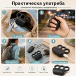 Джобен акумулаторен електрошок под формата на бокс USB за самозащита защита самоотбрана охрана-6