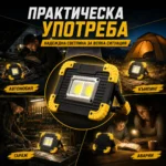 Мощна сервизна работна къмпинг лампа осветление преносима LED фенер USB за риболов палатка работа-6