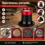 Мощна часовникарска лупа за око 10X увеличение за глава бижутери работа-3