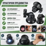Мощна лупа за глава око с лед осветление 20Х очила за часовникари ремонт-2