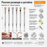 Професионални часовникарски финни отвертки комплект за ремонт на часовници смяна батерии часовникари-6